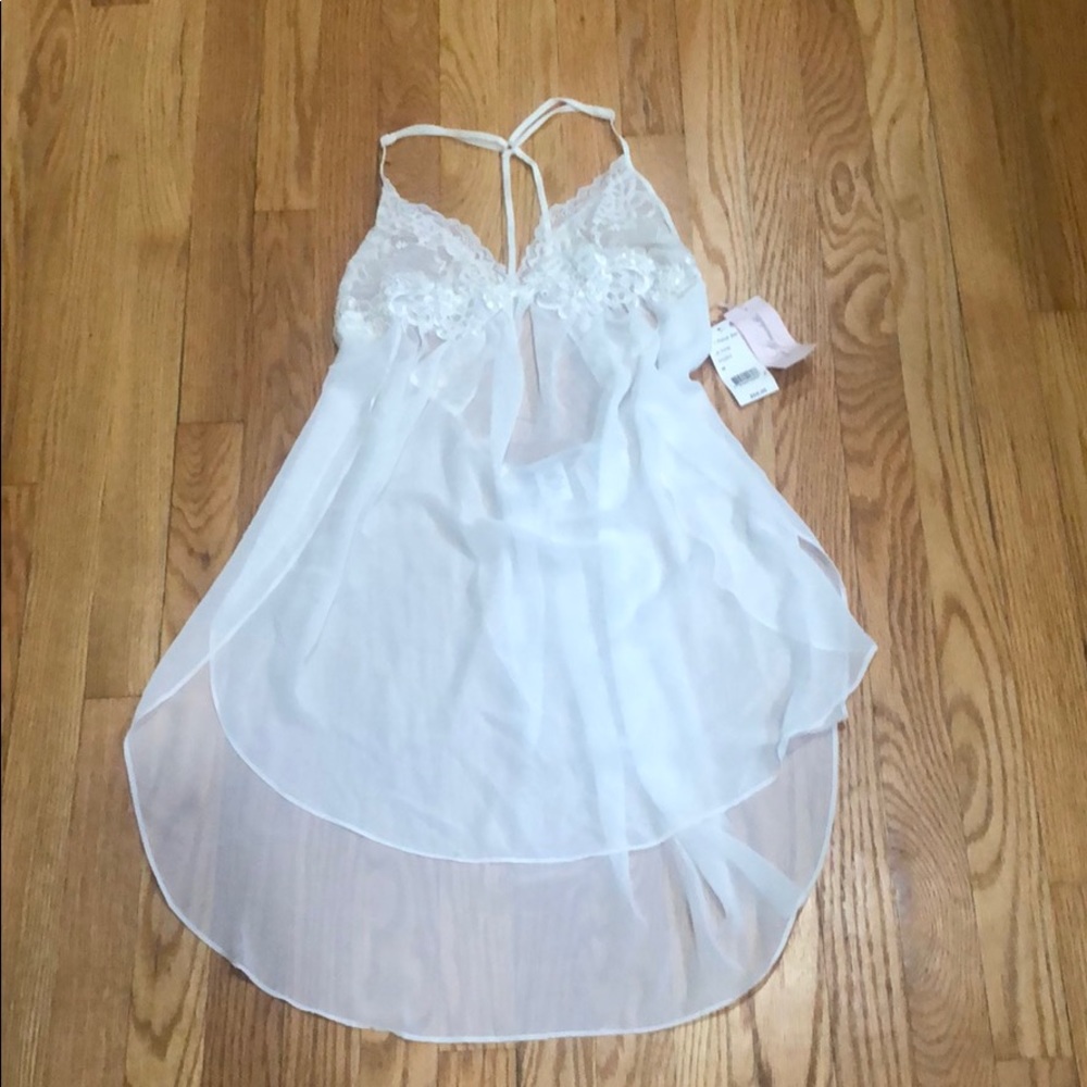 Brand new with tags sheer with lace nightgown